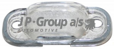 JP GROUP 8195650400 -  Рассеиватель, фонарь освещения номерного знака